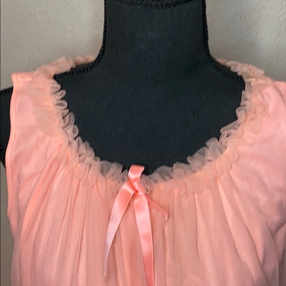 Vintage 1950s pink nightgown robe set retro - Picture 10 of 13